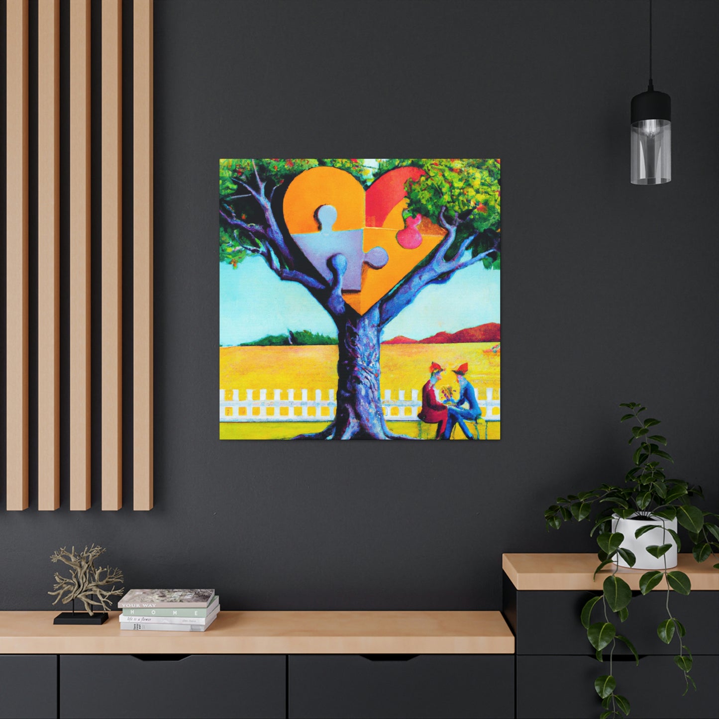 Love Tree in Bloom - Canvas