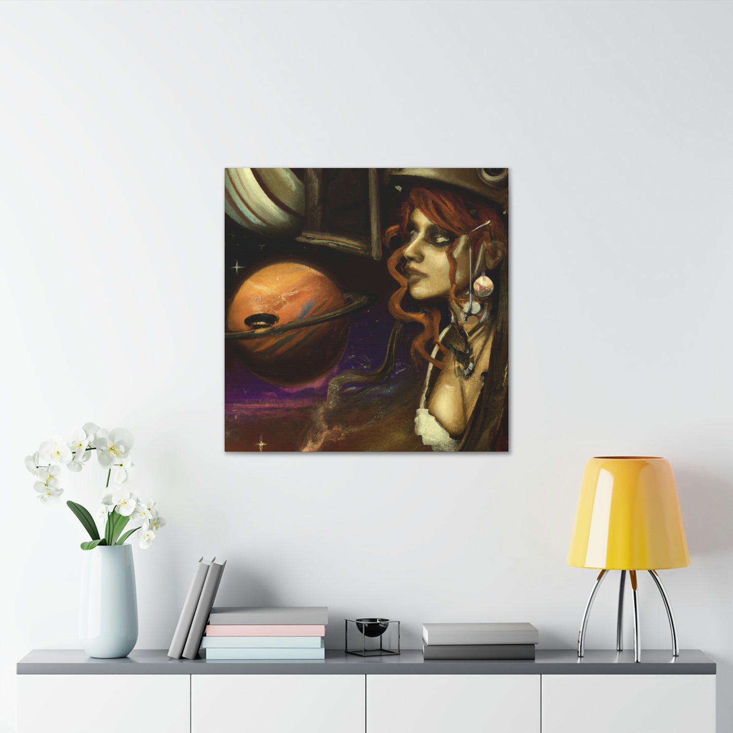 Venus in CogsDress - Canvas