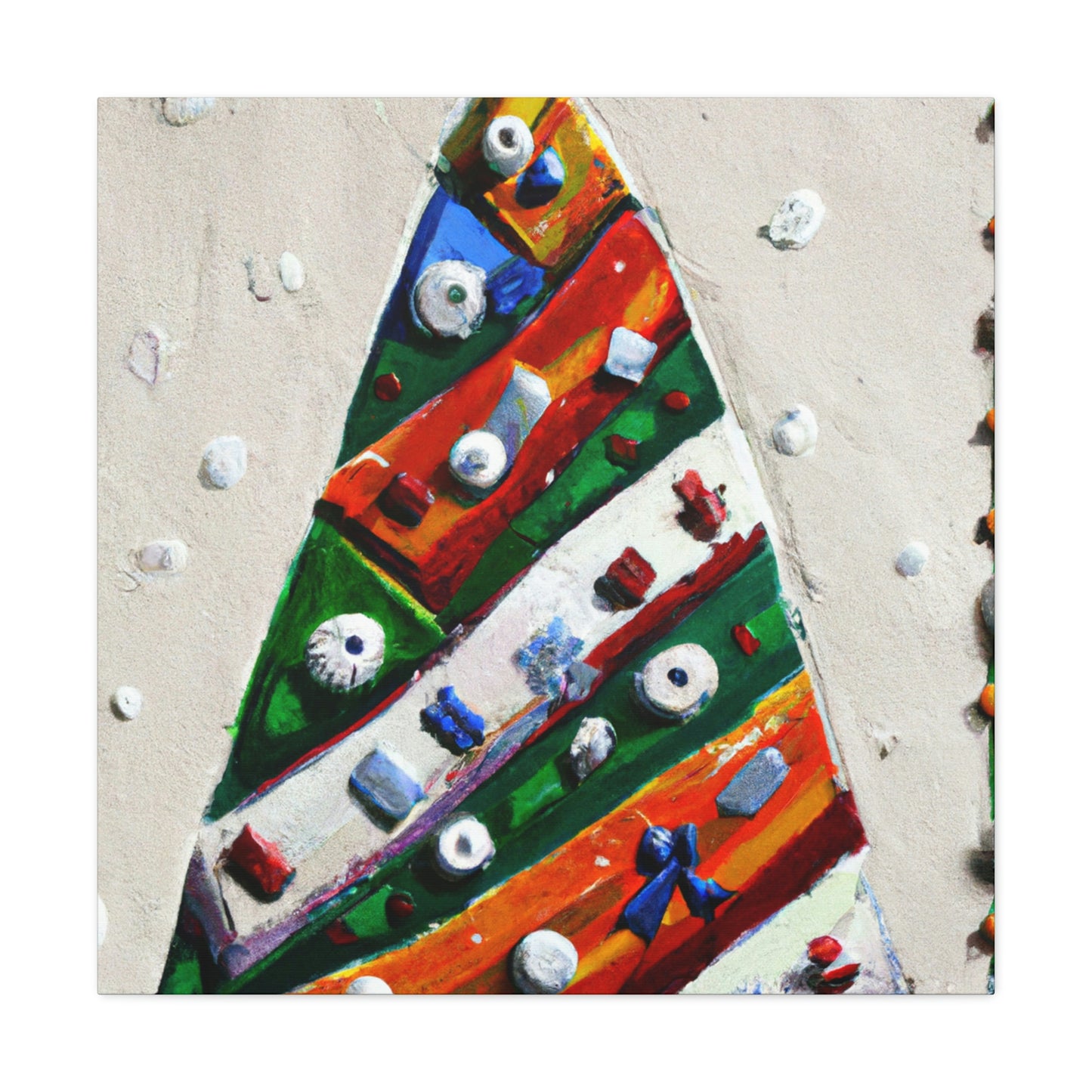 "Christmas Tree Fantasyland" - Canvas