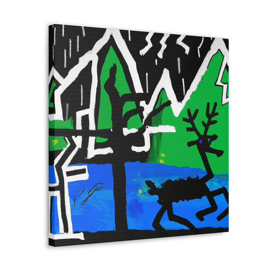 "Forest Mountain Journey" - Canvas