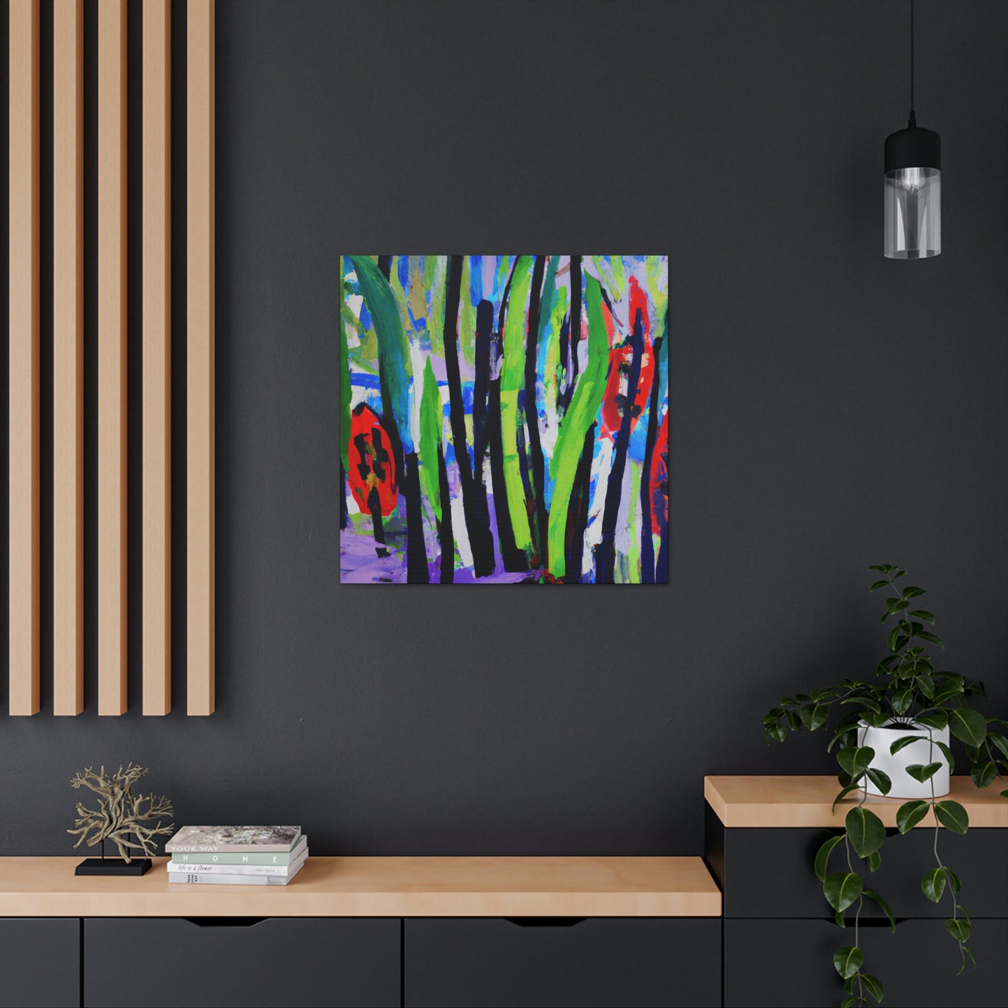 Lotus in Reflection - Canvas