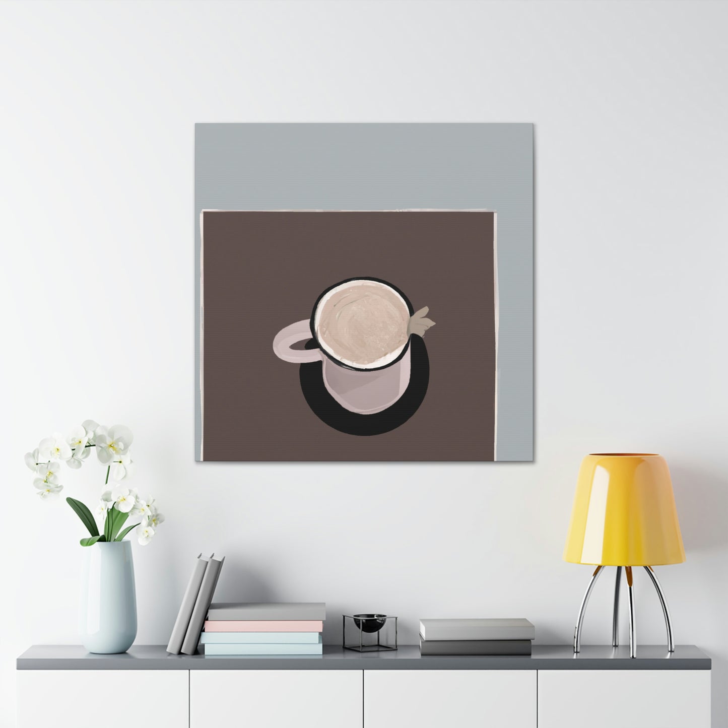 Cappuccino Minimalism - Canvas