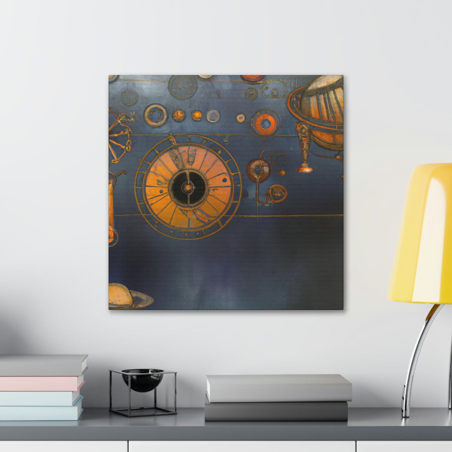 Steampunk Solar Sky - Canvas