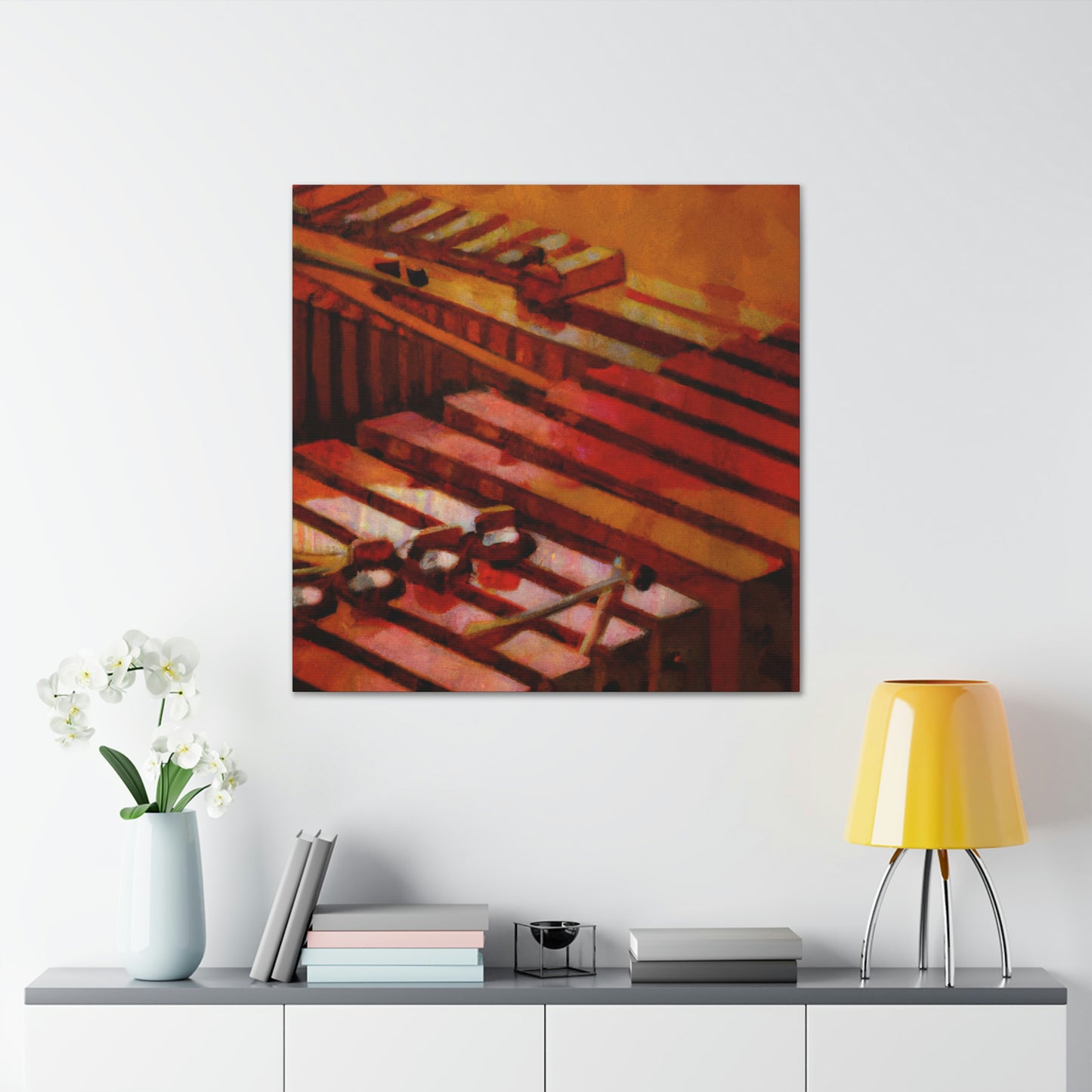 Xylophone in Deco Style - Canvas