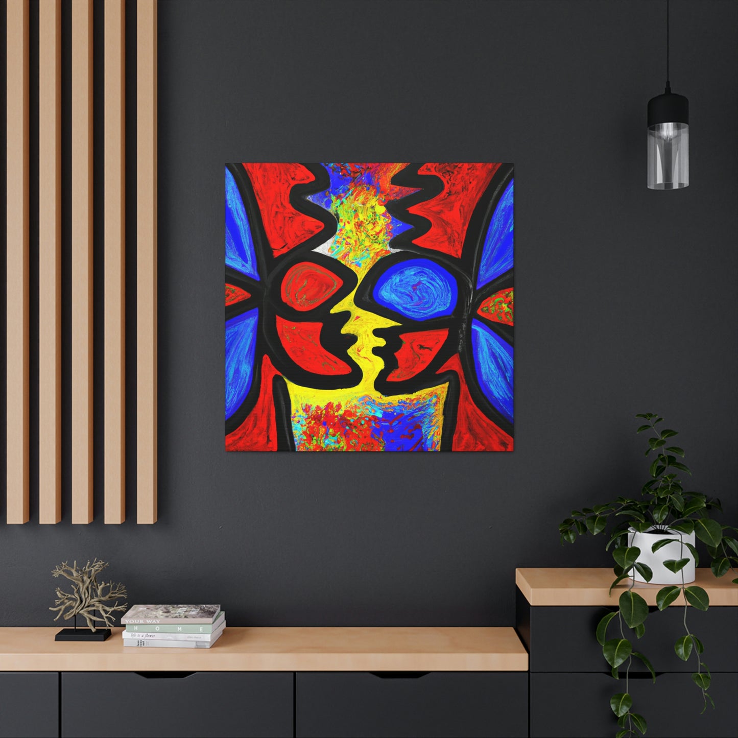 Love Winged Embraces - Canvas