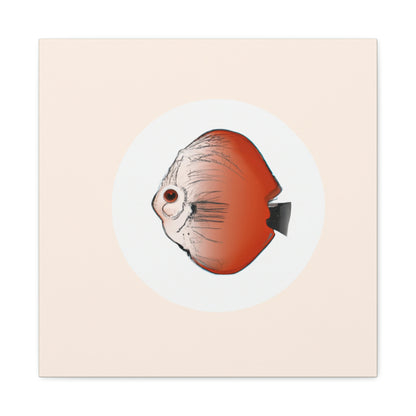 Serene Sunlit Discus - Canvas