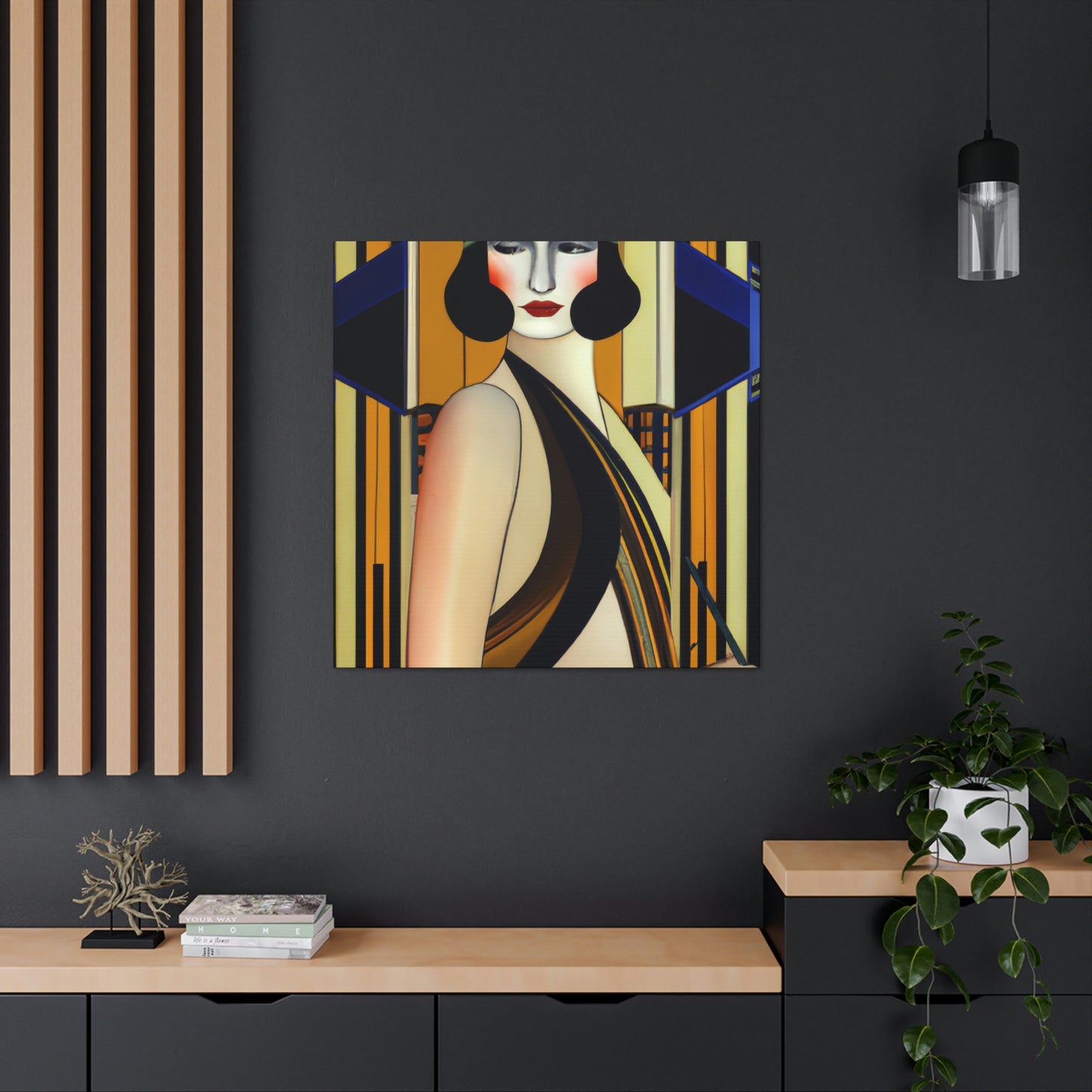 "Deco Reborn Grandeur" - Canvas