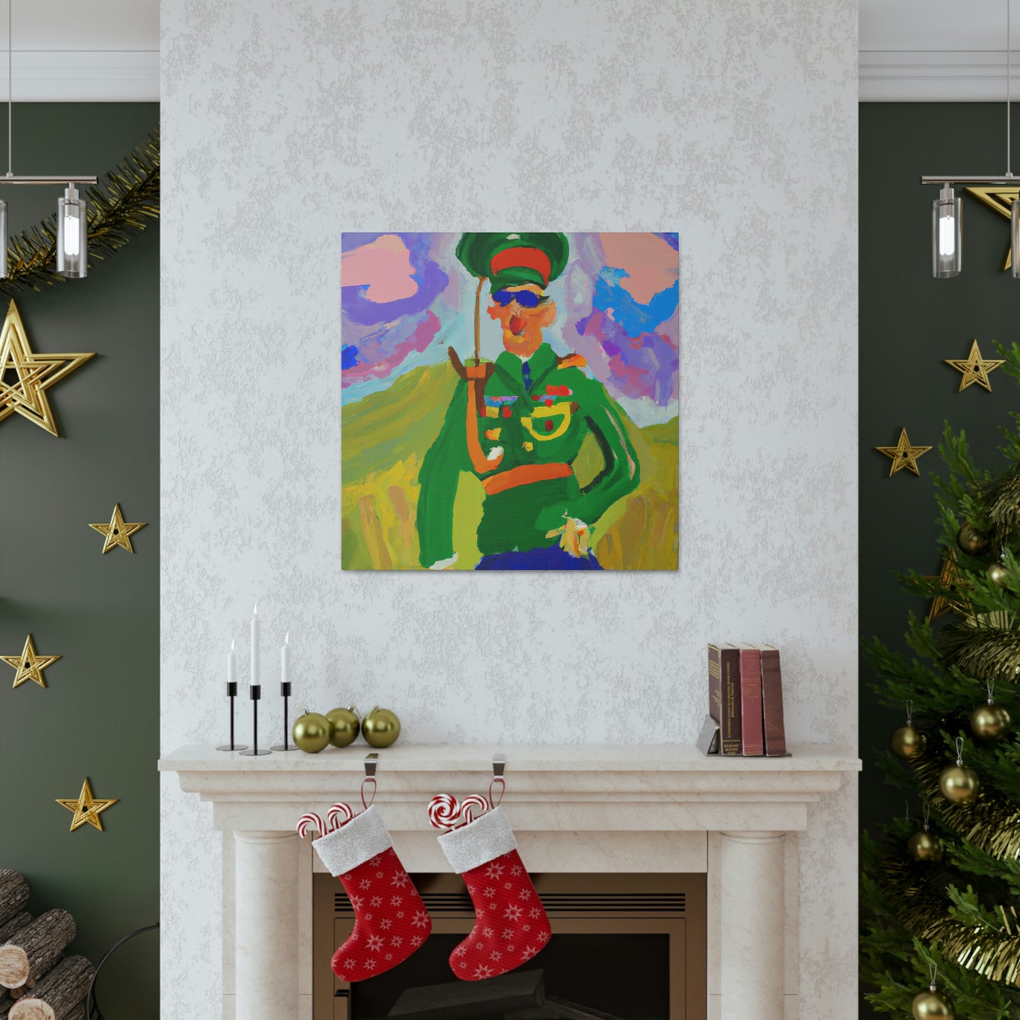 "Artilleryman in Fauvism" - Canvas