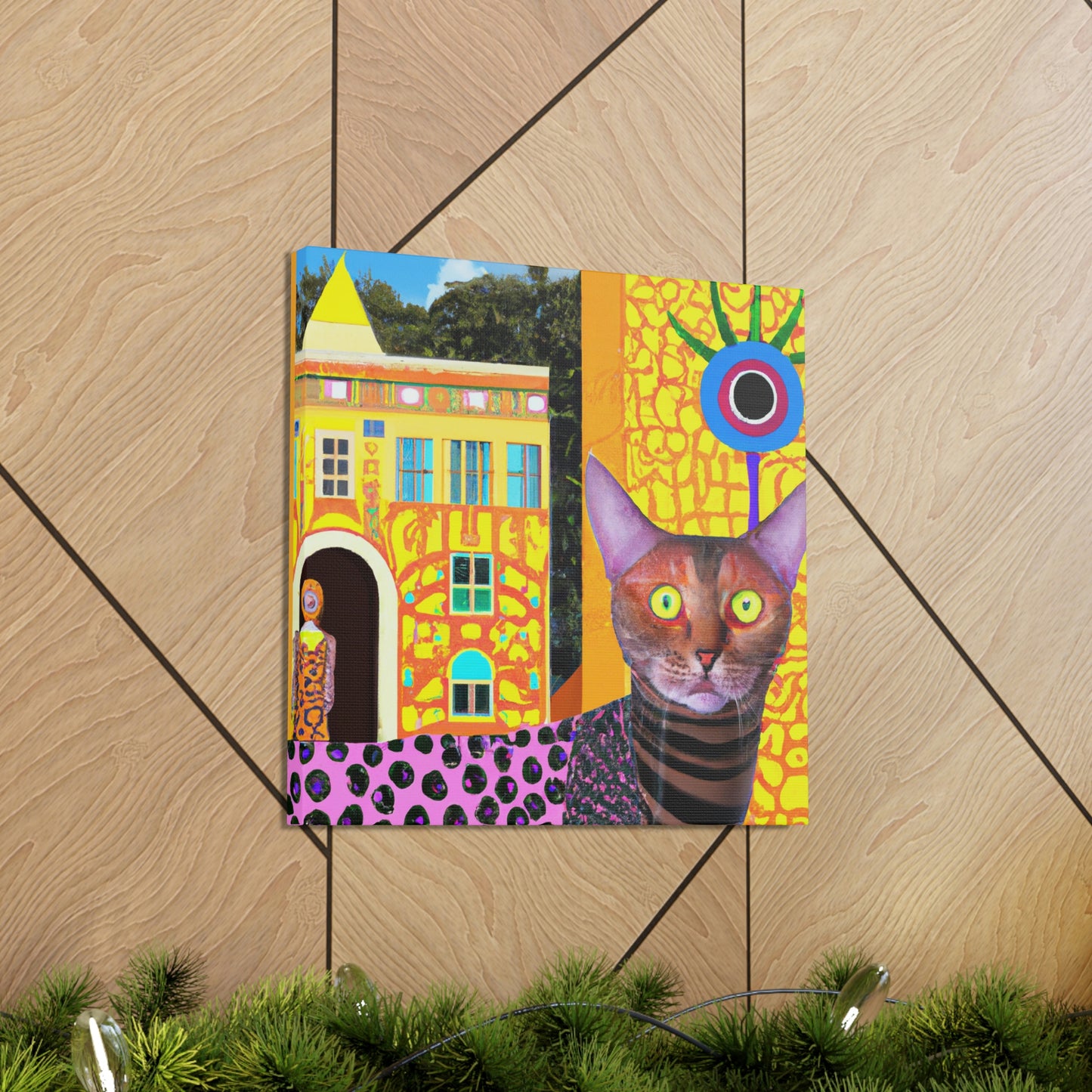 Gilded Abyssinian Monarch - Canvas