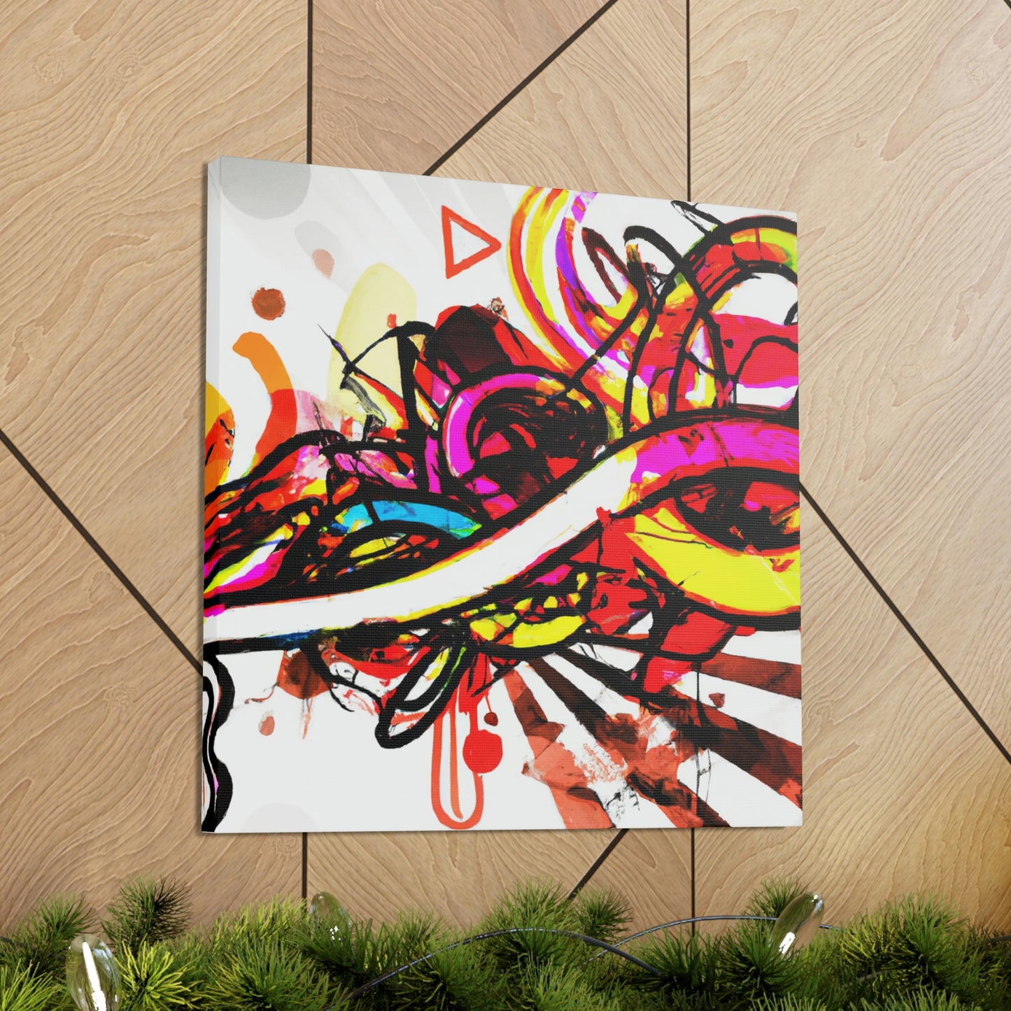 Vivid Postmodern Symphony - Canvas