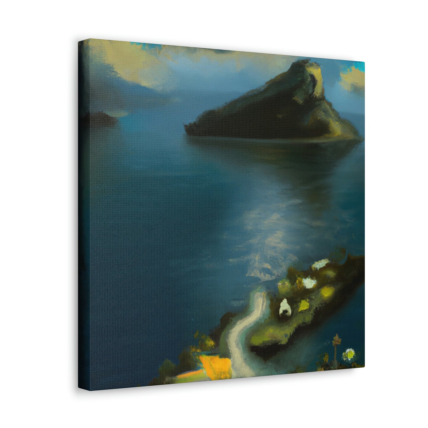 Island in Abstract Space - Canvas