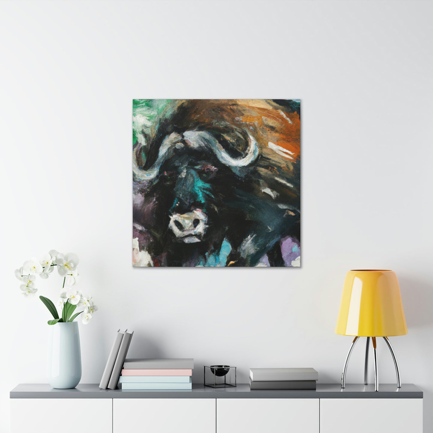 "Musk Ox Expressionism" - Canvas