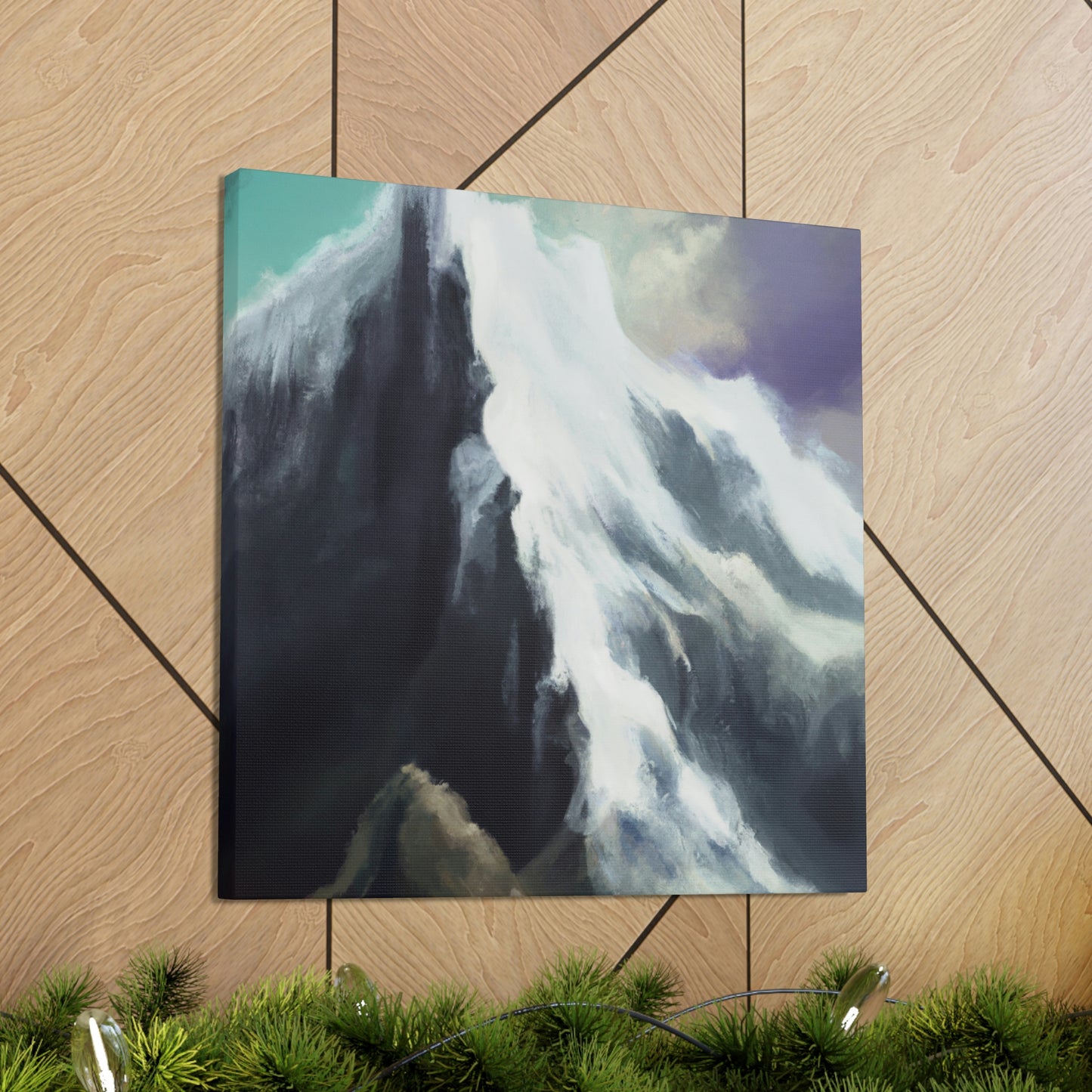 "Snowy Mountain Majesty" - Canvas