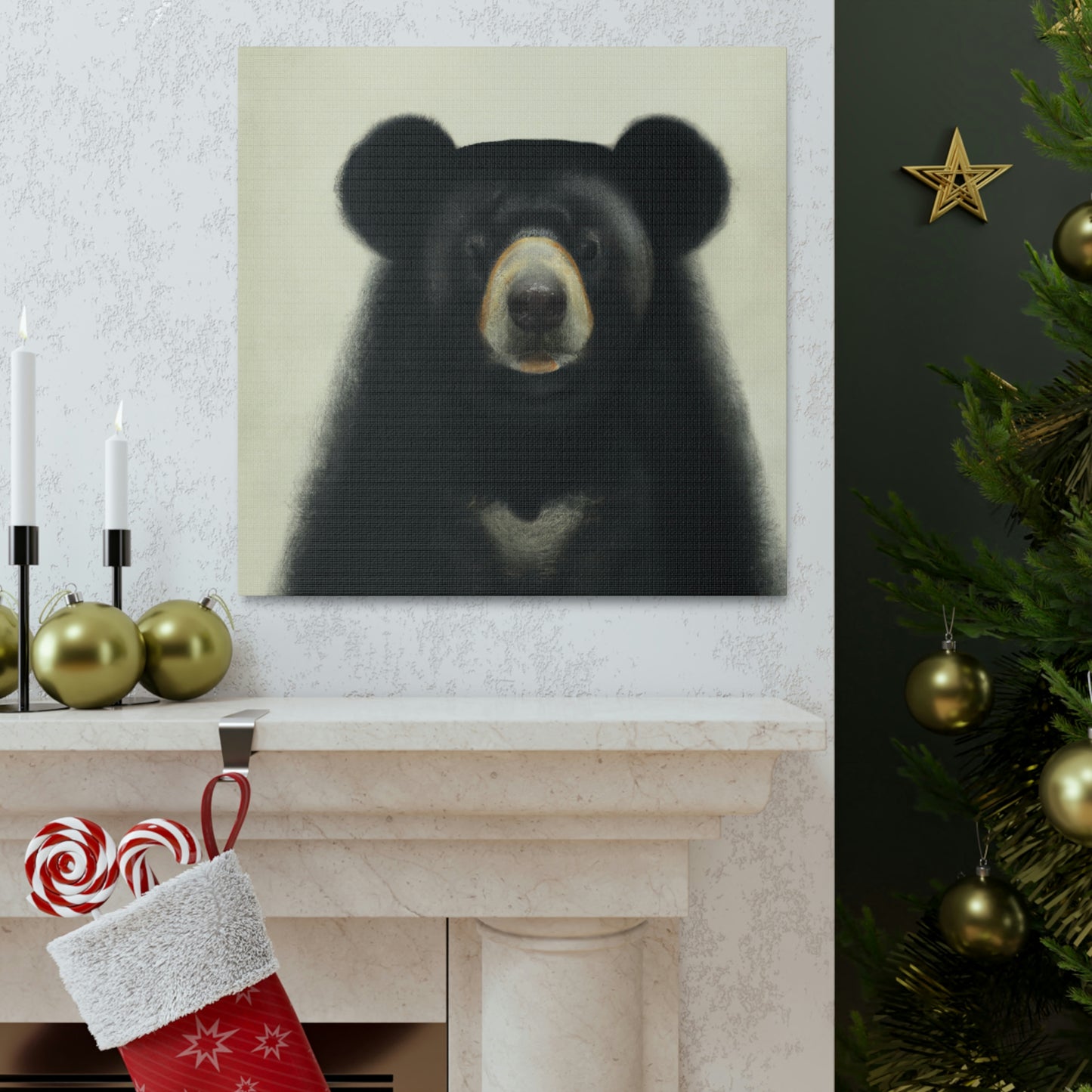 "Asiatic Black Bear Soul" - Canvas