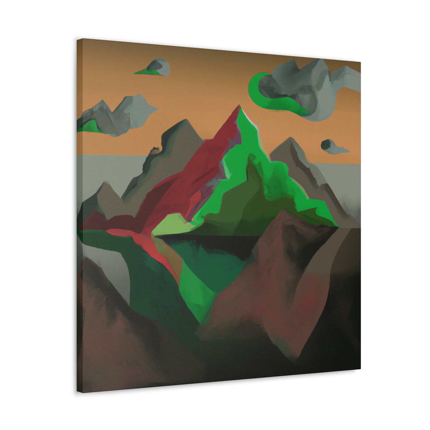 Mountain Fjords Dreaming - Canvas