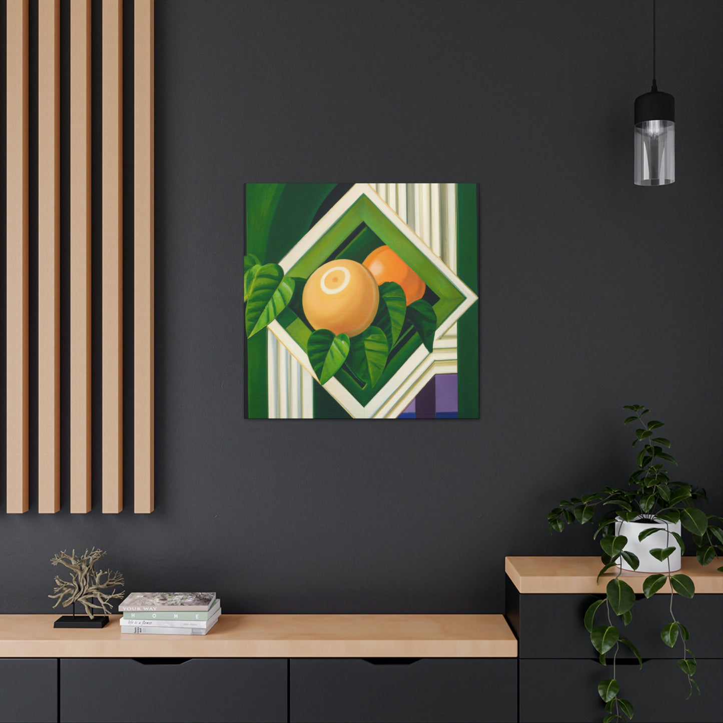 Luscious Art Deco Fruit - Canvas