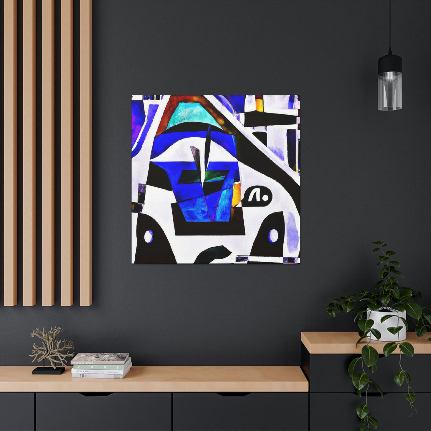 Car and Dreamscape - Canvas