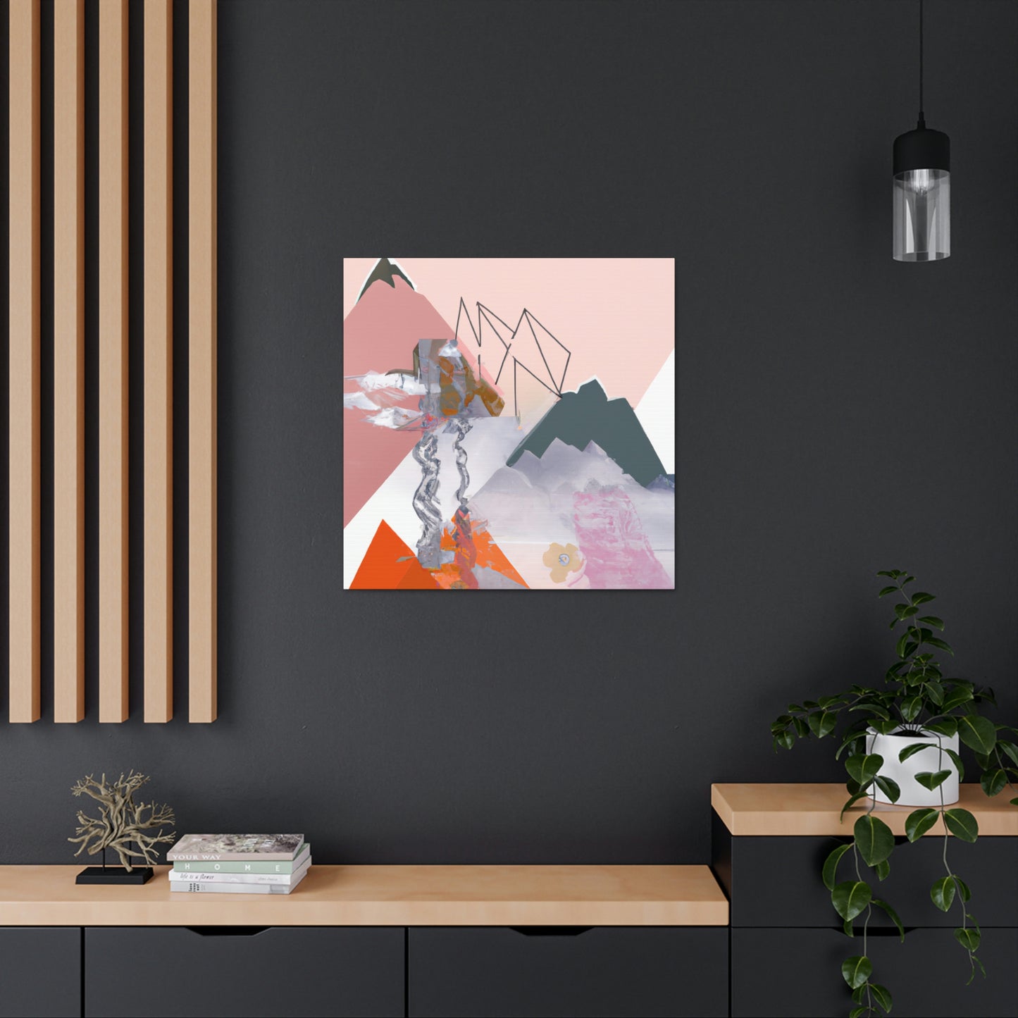 "Mountainous Yonder Vistas" - Canvas