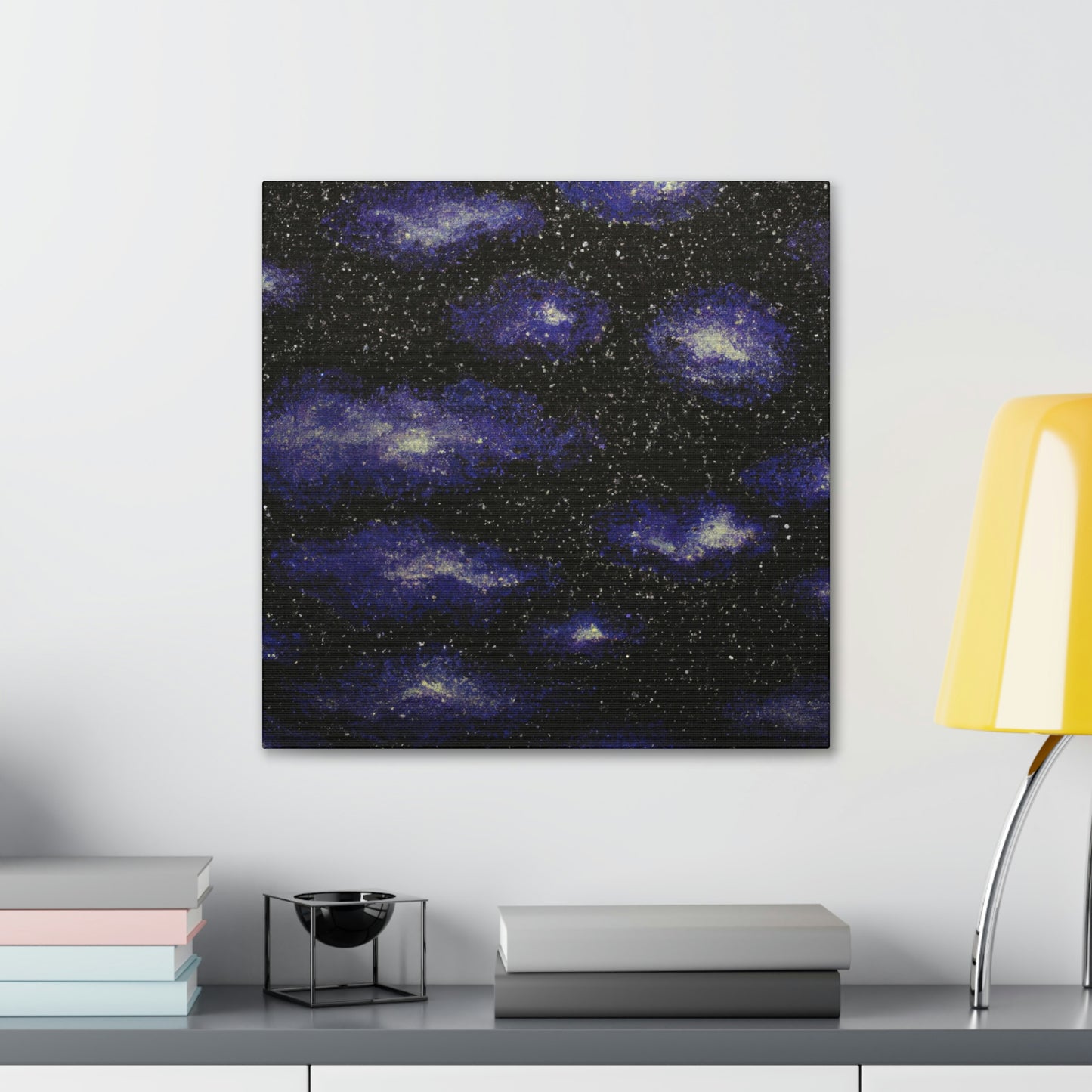 Nebula in Pointillism - Canvas