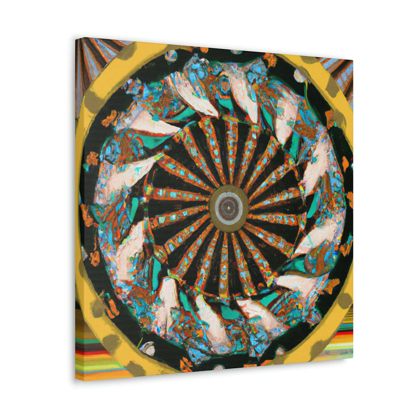 Wheels of Deco Beauty - Canvas