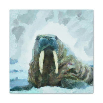 "Walrus in Expressionism" - Canvas