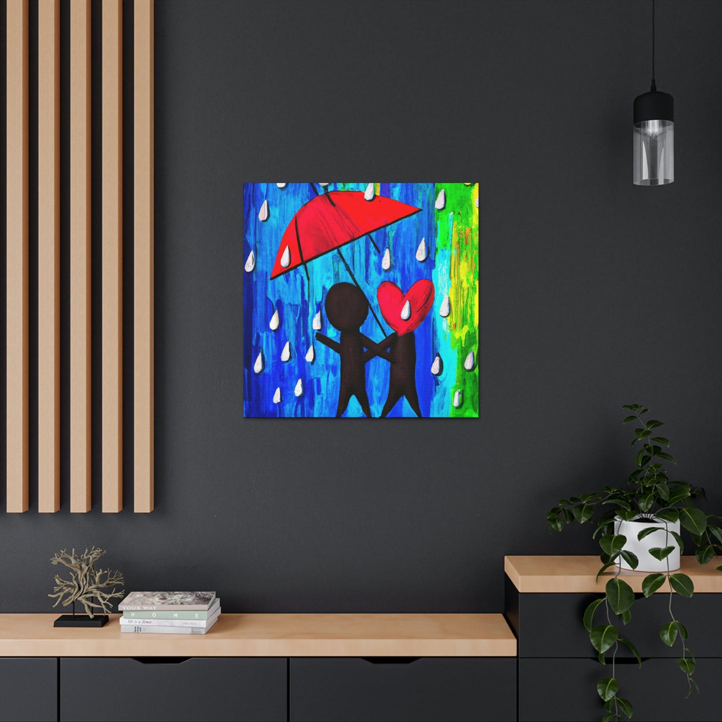 Love in the Rain - Canvas