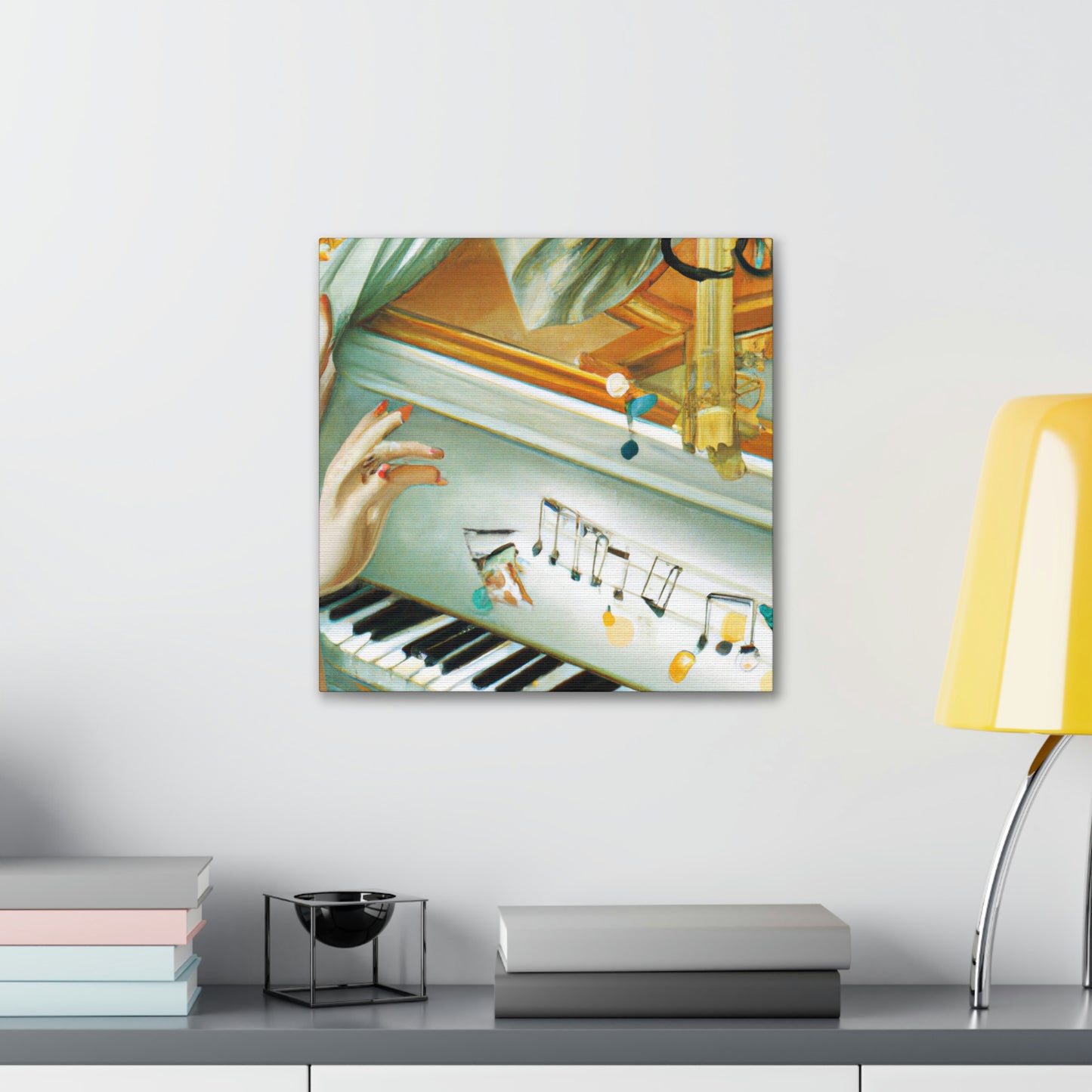 "Piano in the Clouds" - Canvas