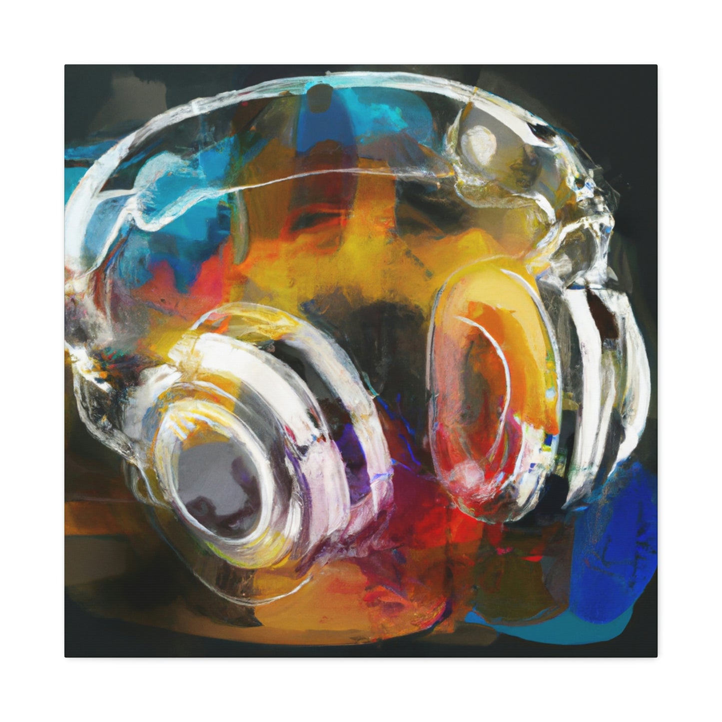 "Headphone Music Dreaming" - Canvas