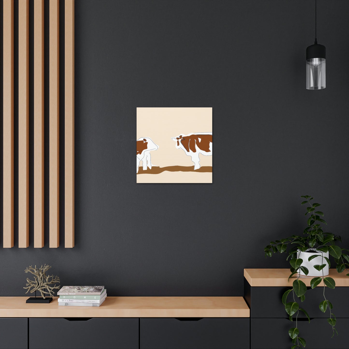 Cows in Simplicity - Canvas