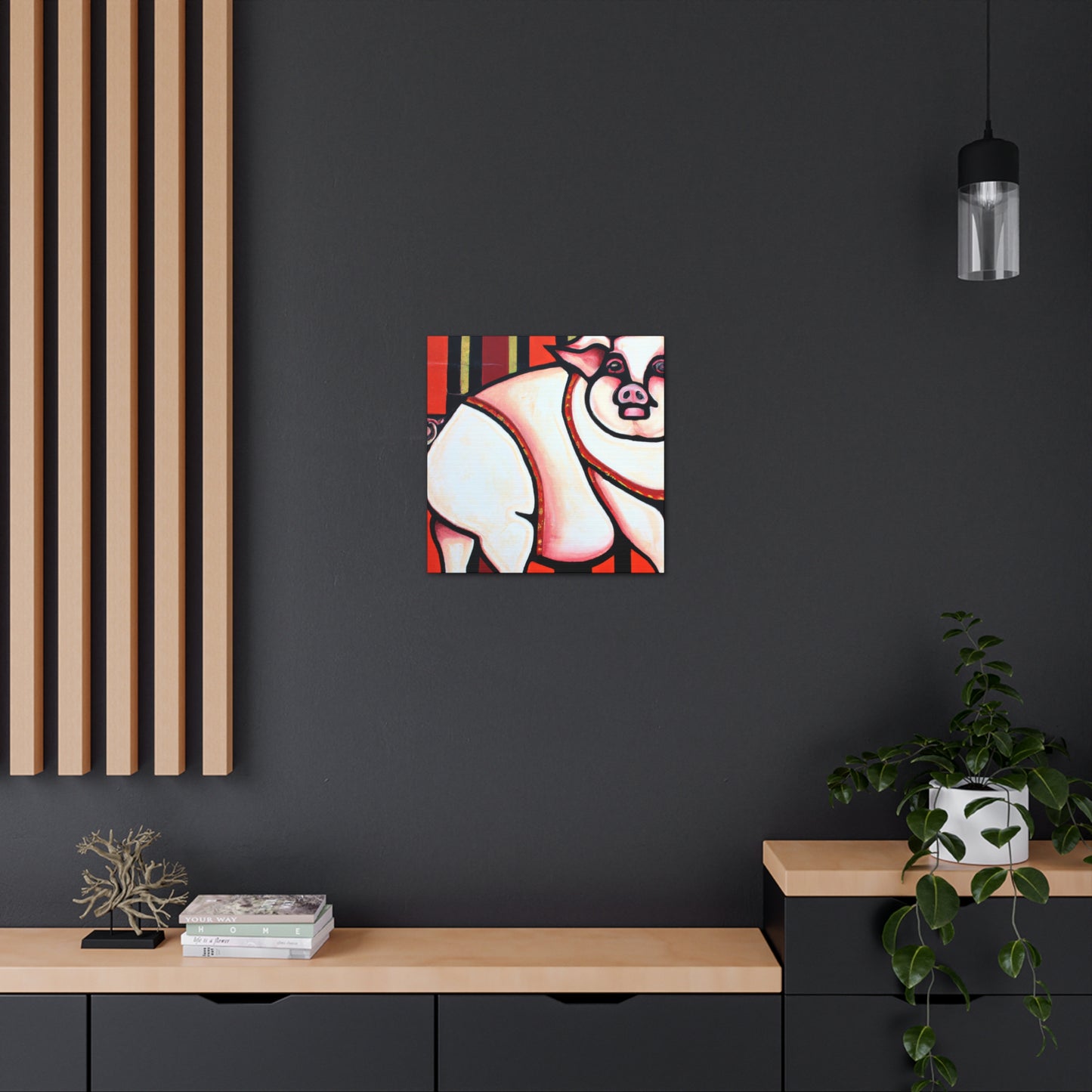 Porky Pig Patterned - Canvas