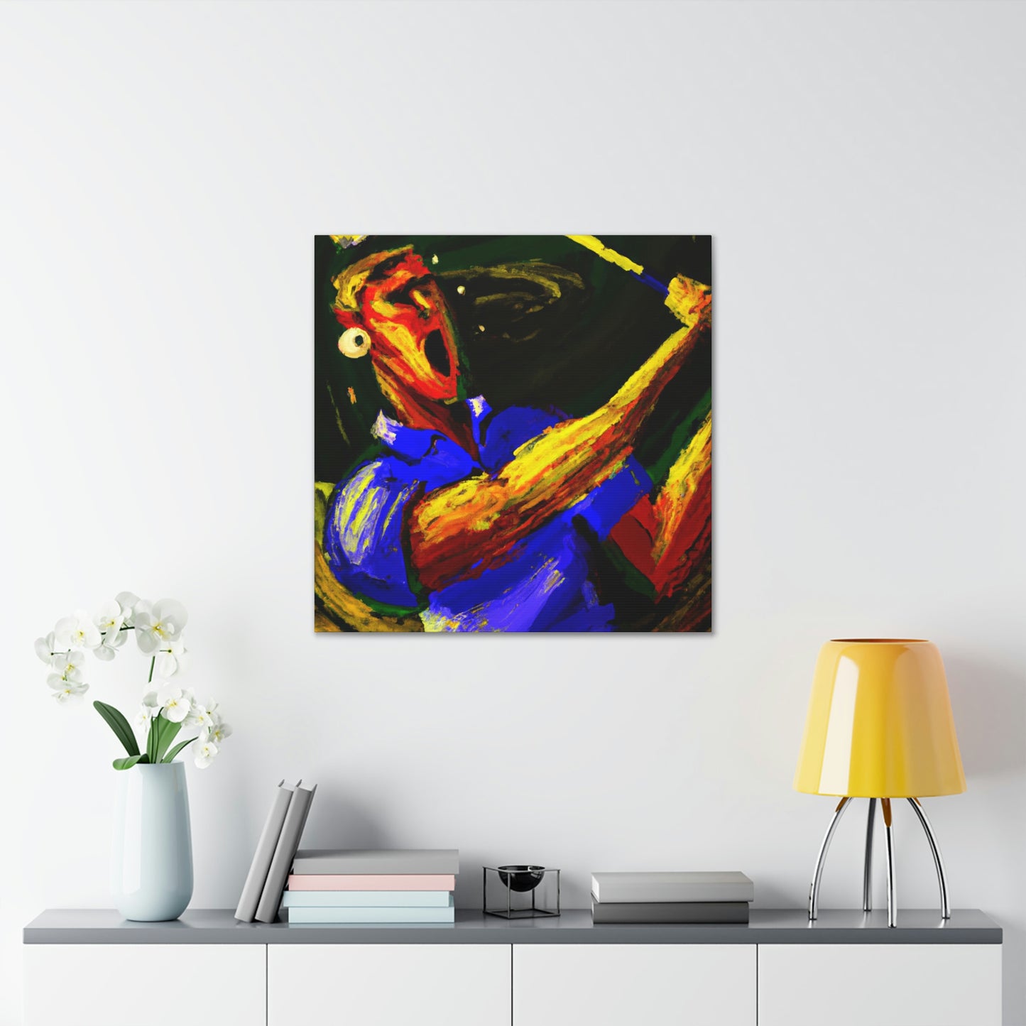 Golfers in Expressionism - Canvas