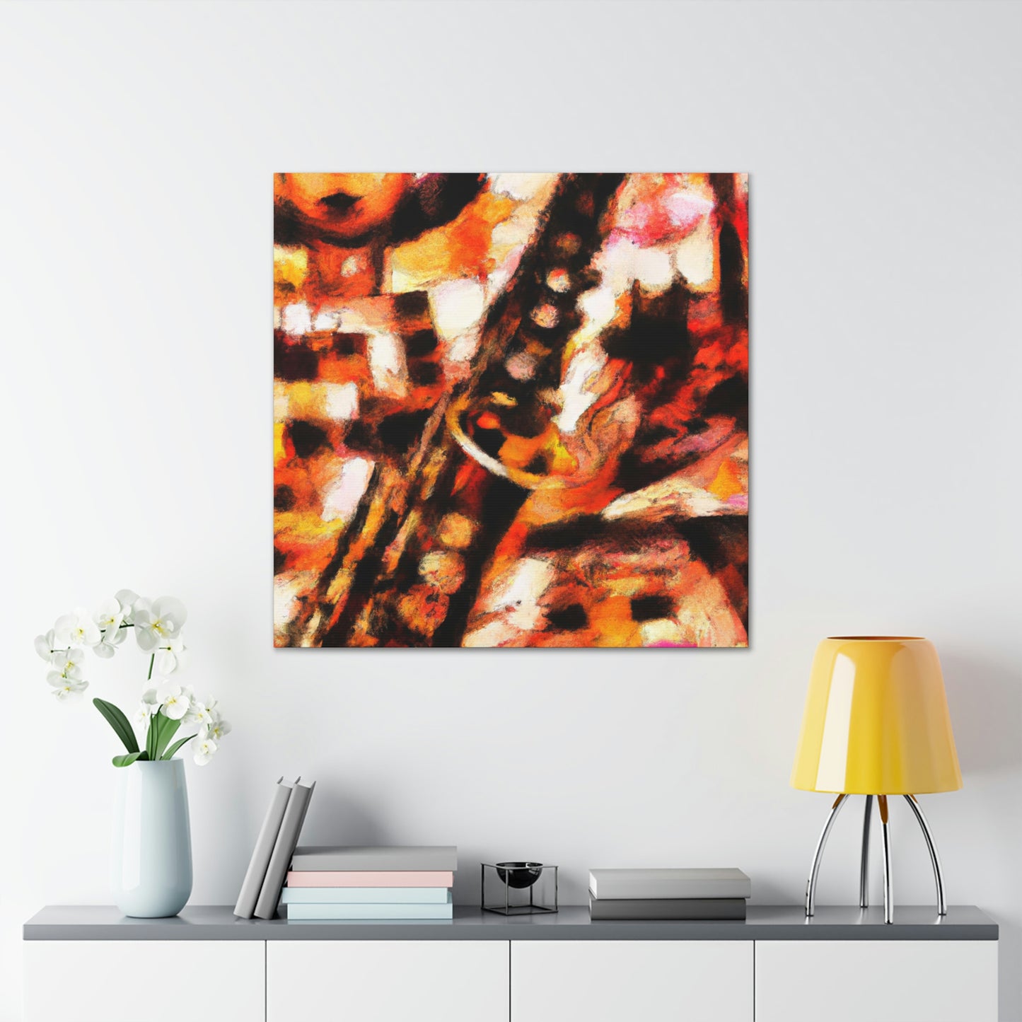 "Clarinet in Expressionism" - Canvas