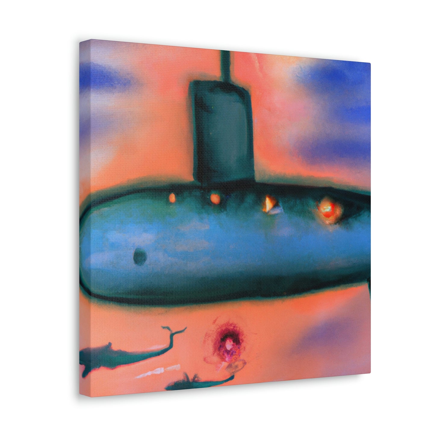 "Submarine in Expressionism" - Canvas