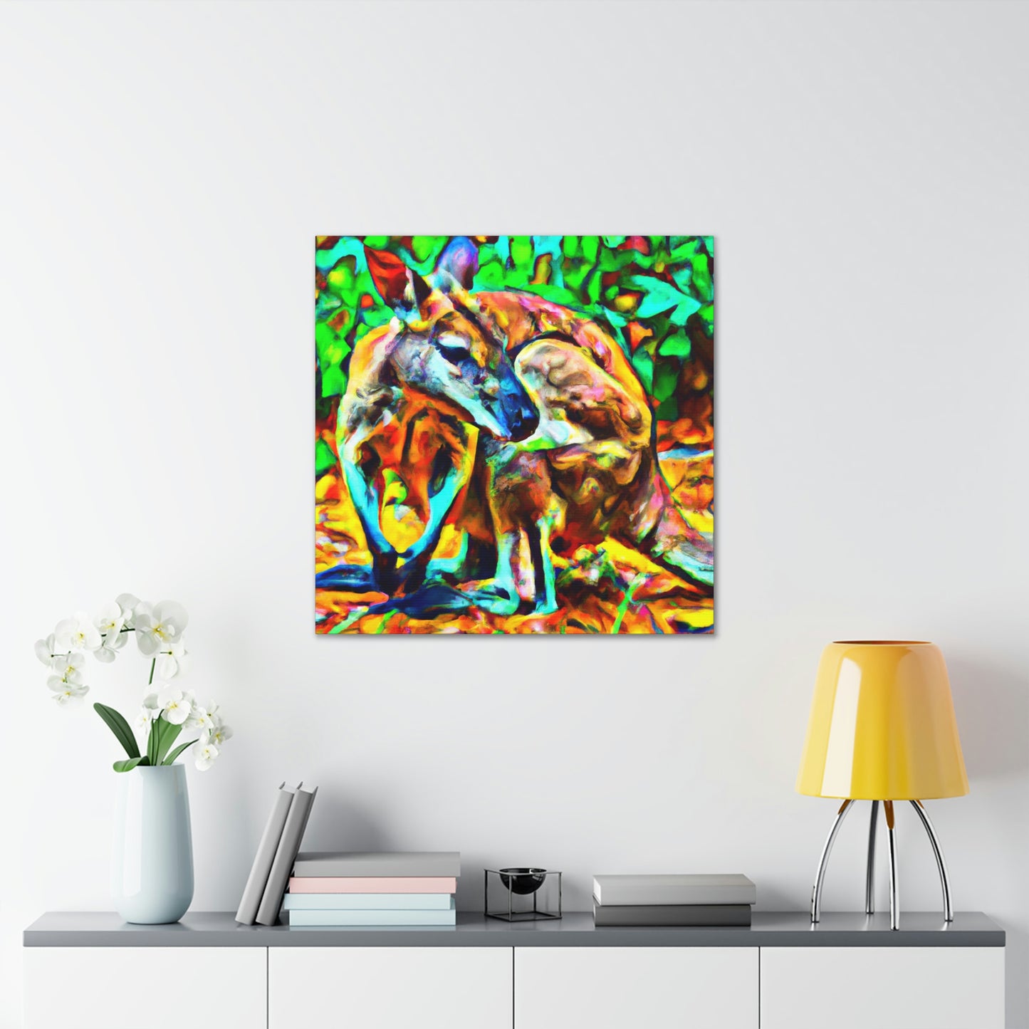 Wallaby in the Wild - Canvas