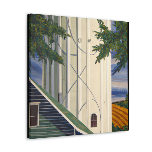 "Silo's Rustic Beauty" - Canvas