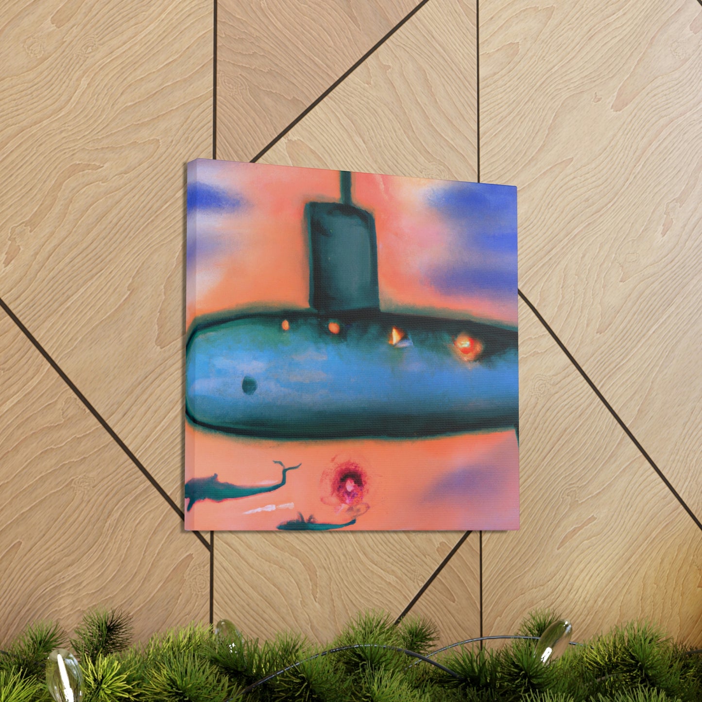 "Submarine in Expressionism" - Canvas