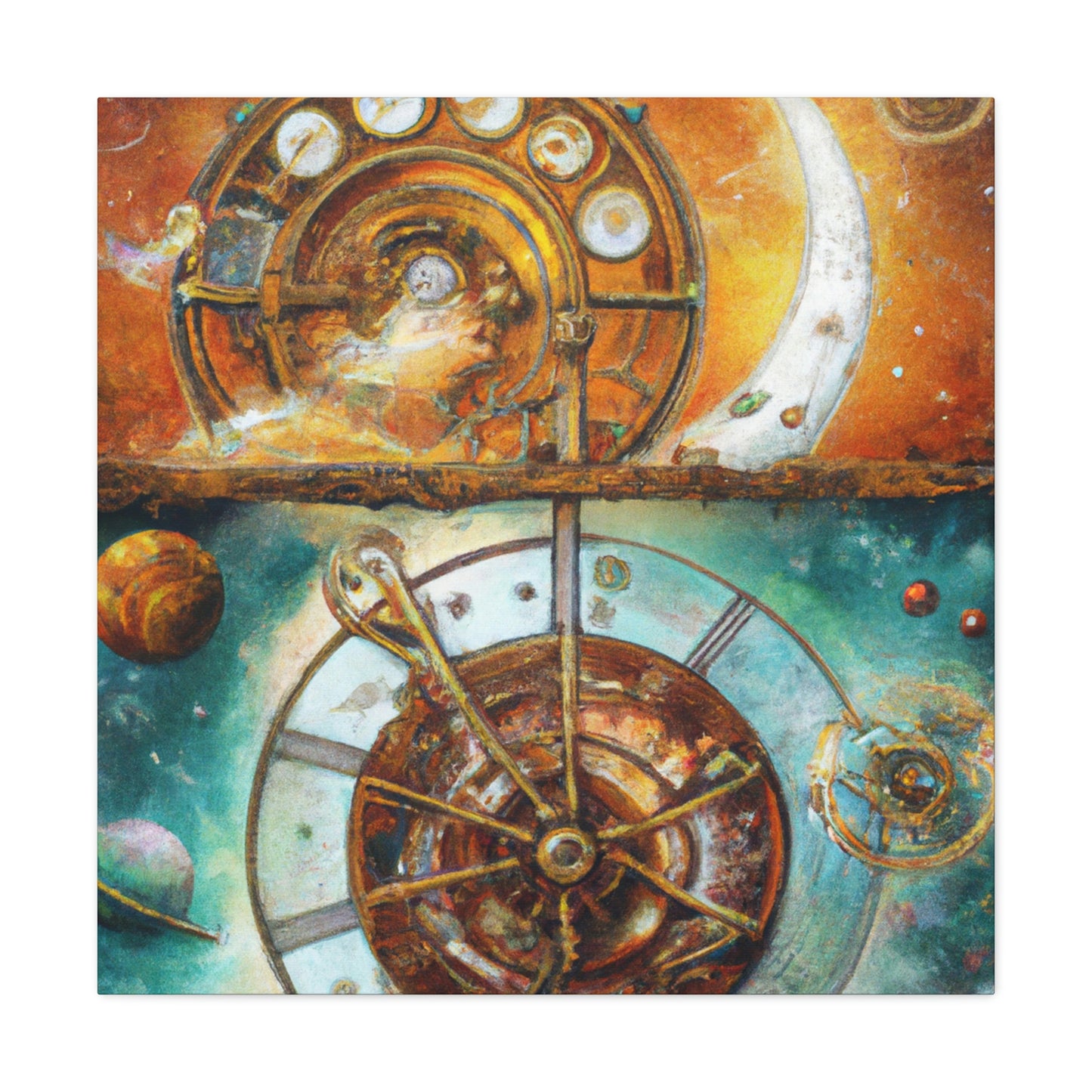 Galaxy Steampunk Dreaming - Canvas