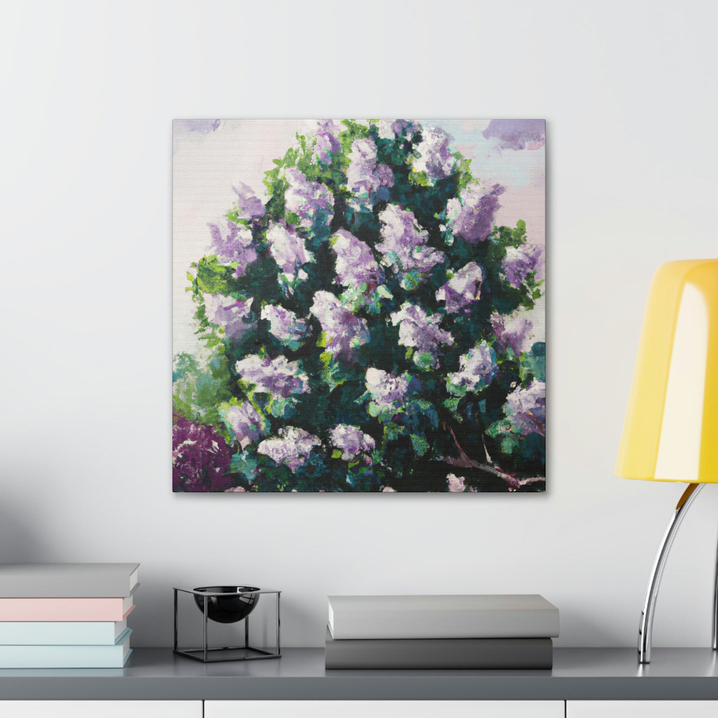 "Lilac in Abstraction" - Canvas