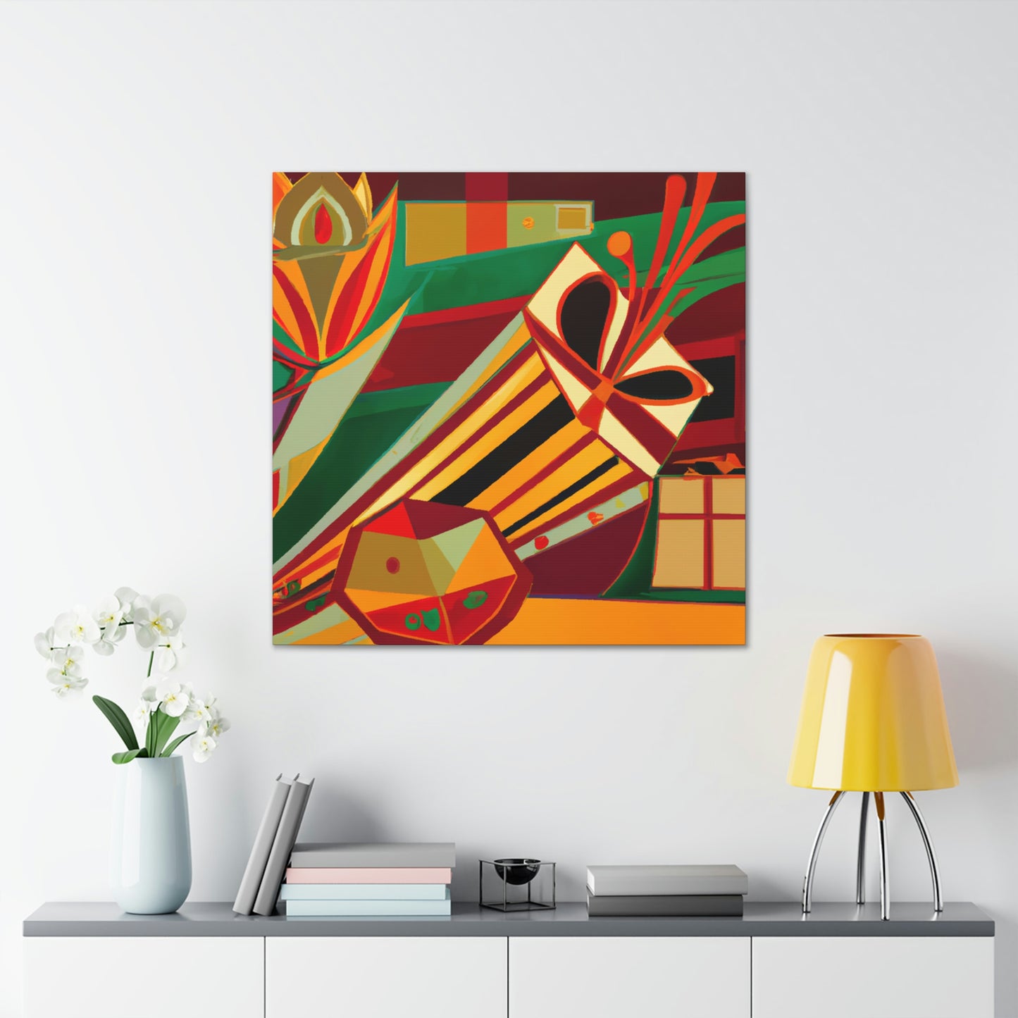 Presents in Art Deco - Canvas