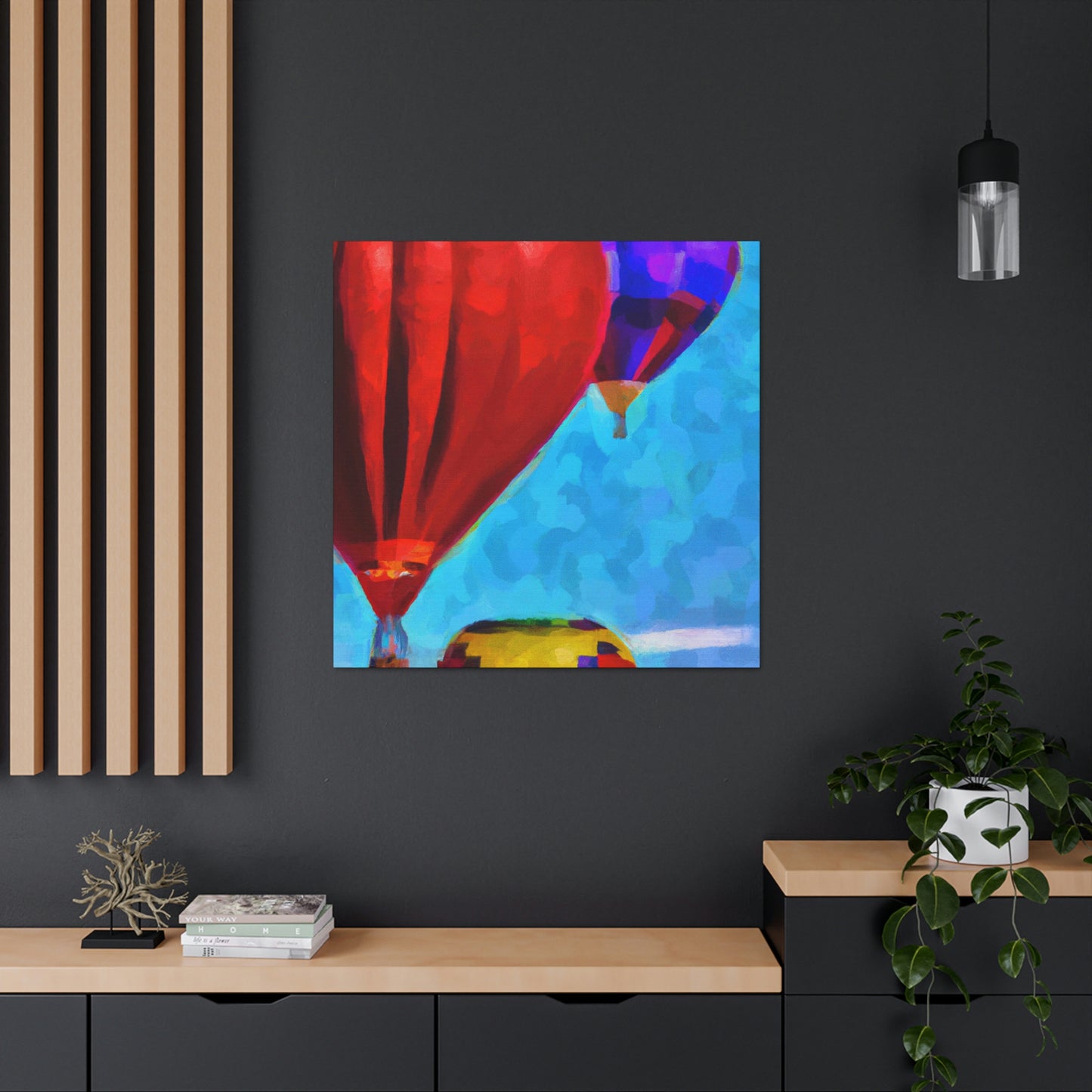 "Ascending Balloon Fantasy" - Canvas