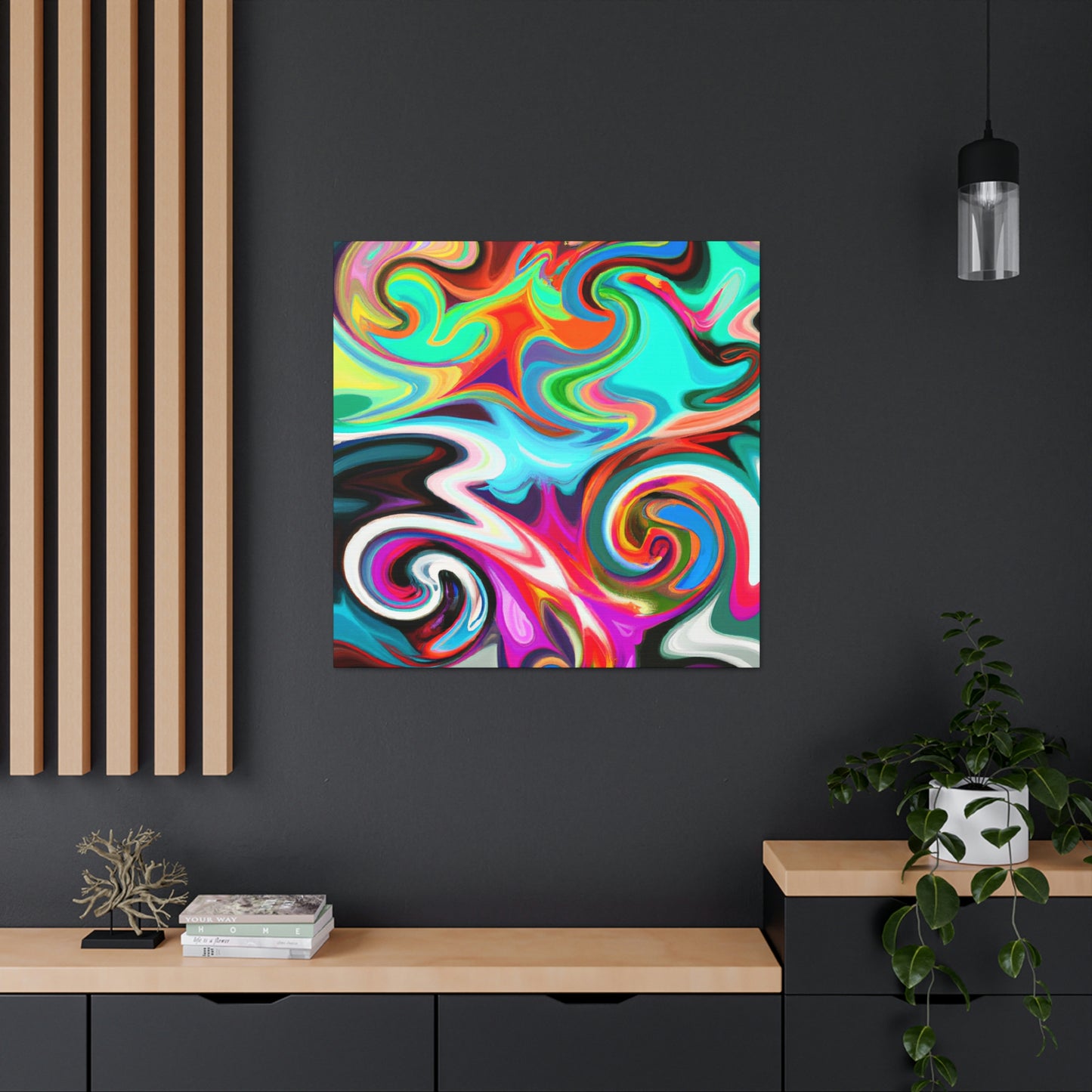 "Stardust Symphony Glows" - Canvas