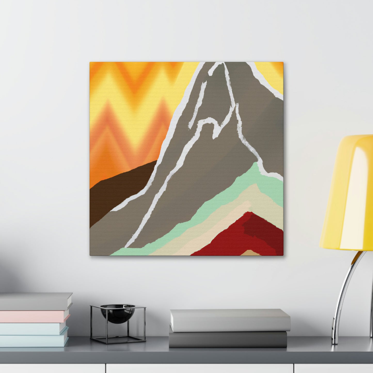 "Mountainous Abstract Dream" - Canvas