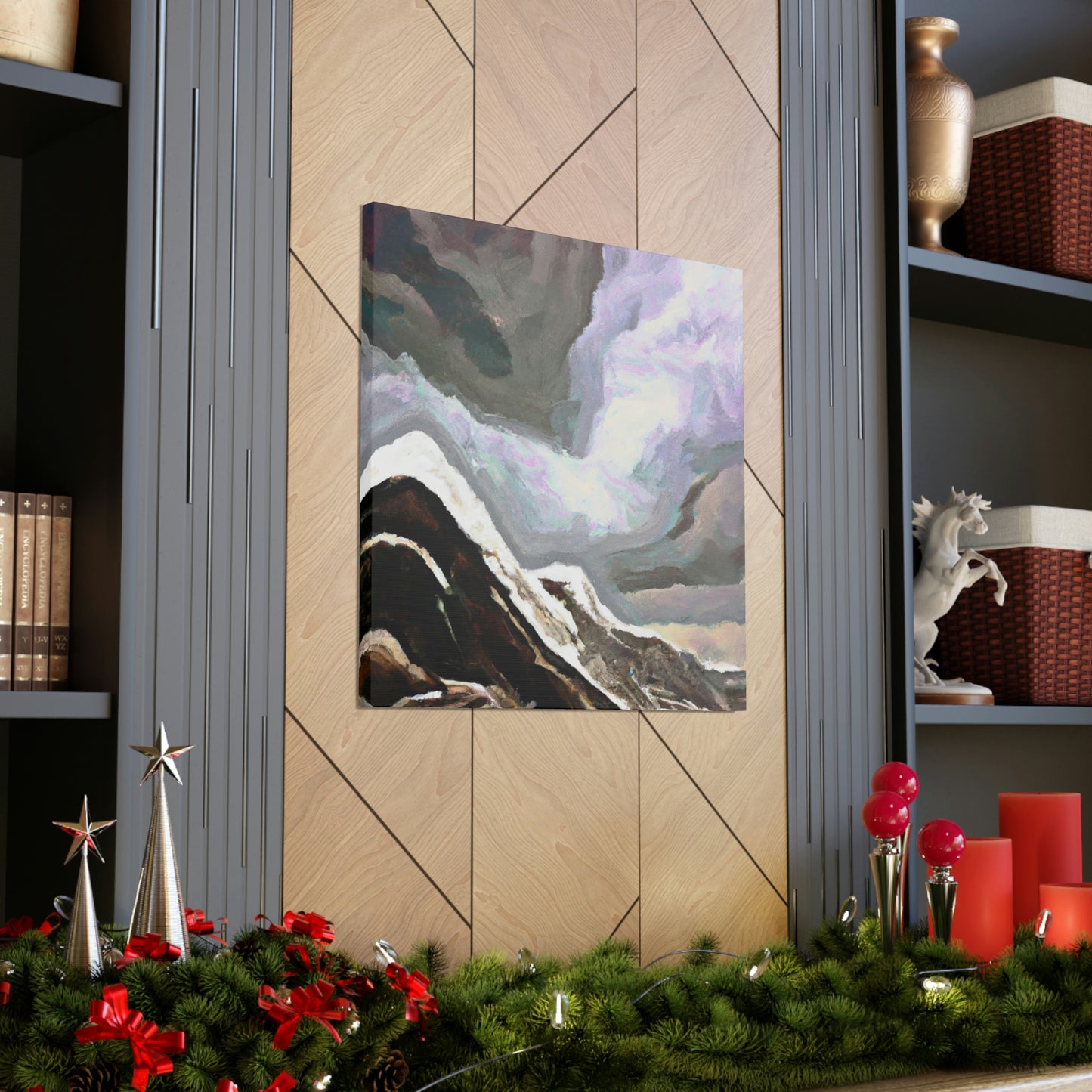 "Mountain Snowy Majesty" - Canvas