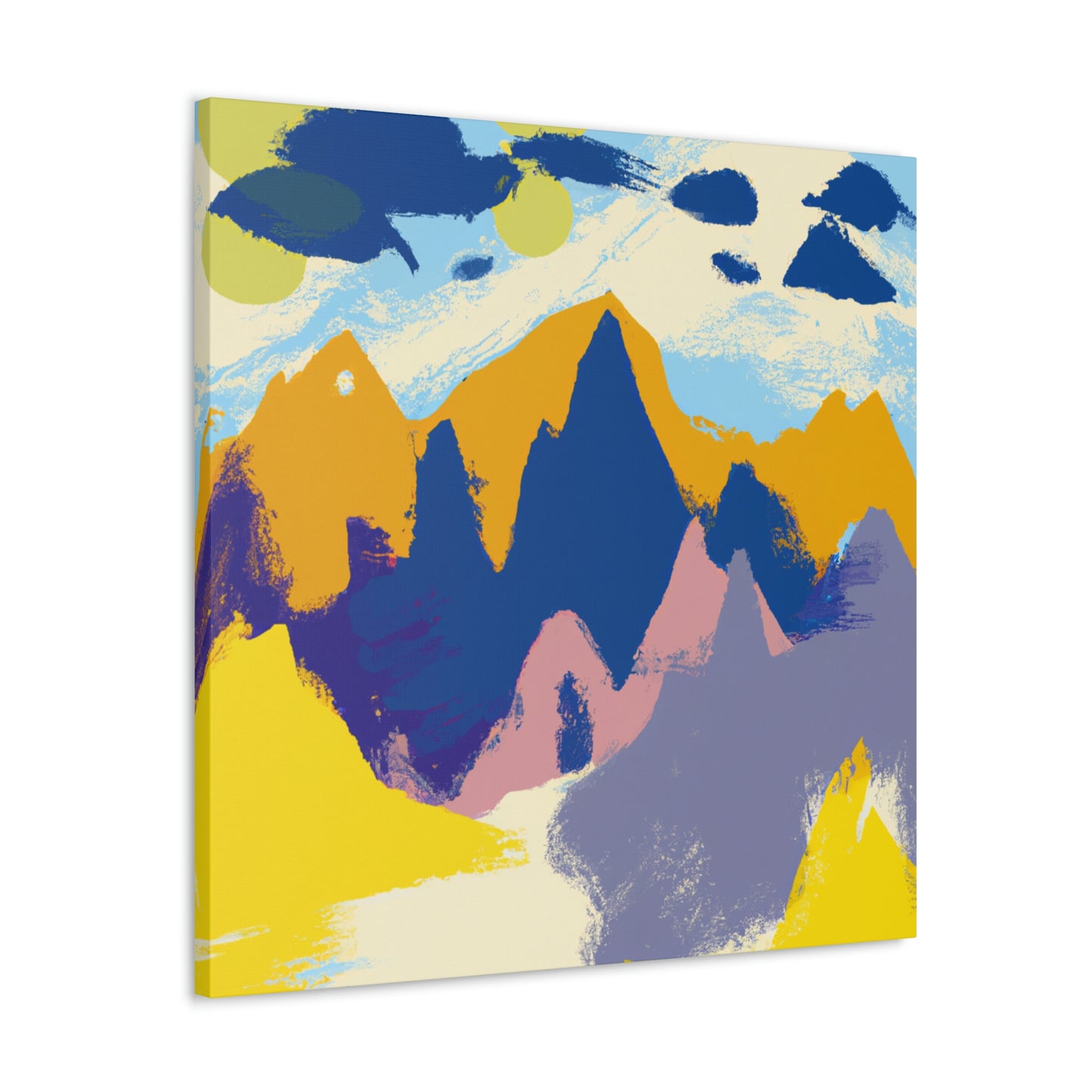 Majestic Mountain Vistas - Canvas