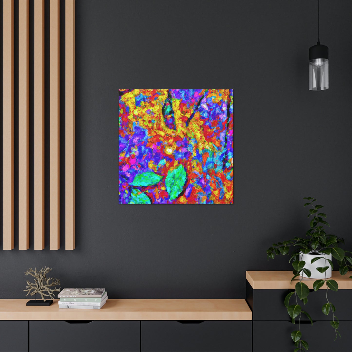 Clashing Stormy Tendrils - Canvas