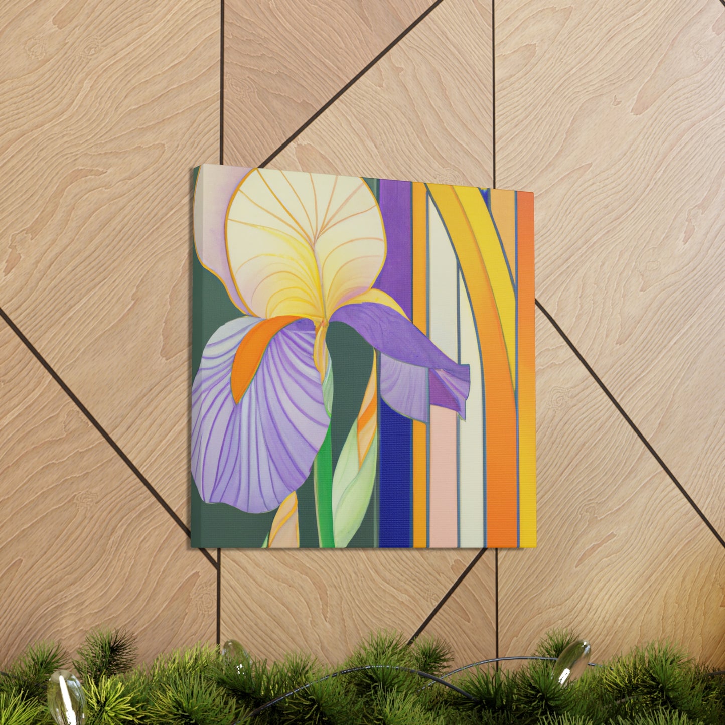 "Indomitable Iris Radiance" - Canvas