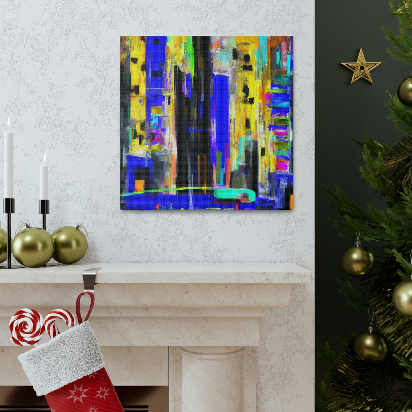 "Art Deco Abstraction" - Canvas