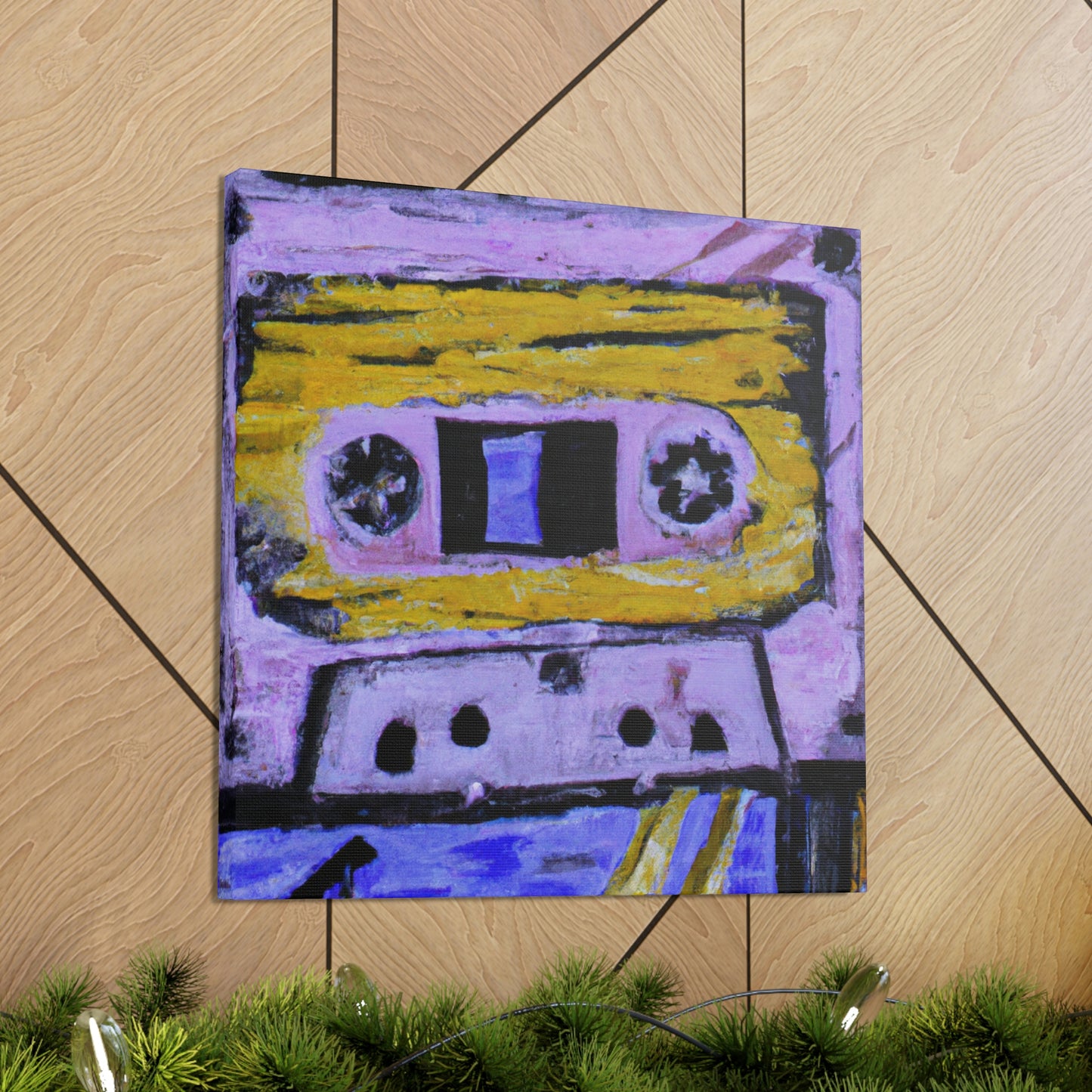 "Cassette Tape Reflection" - Canvas