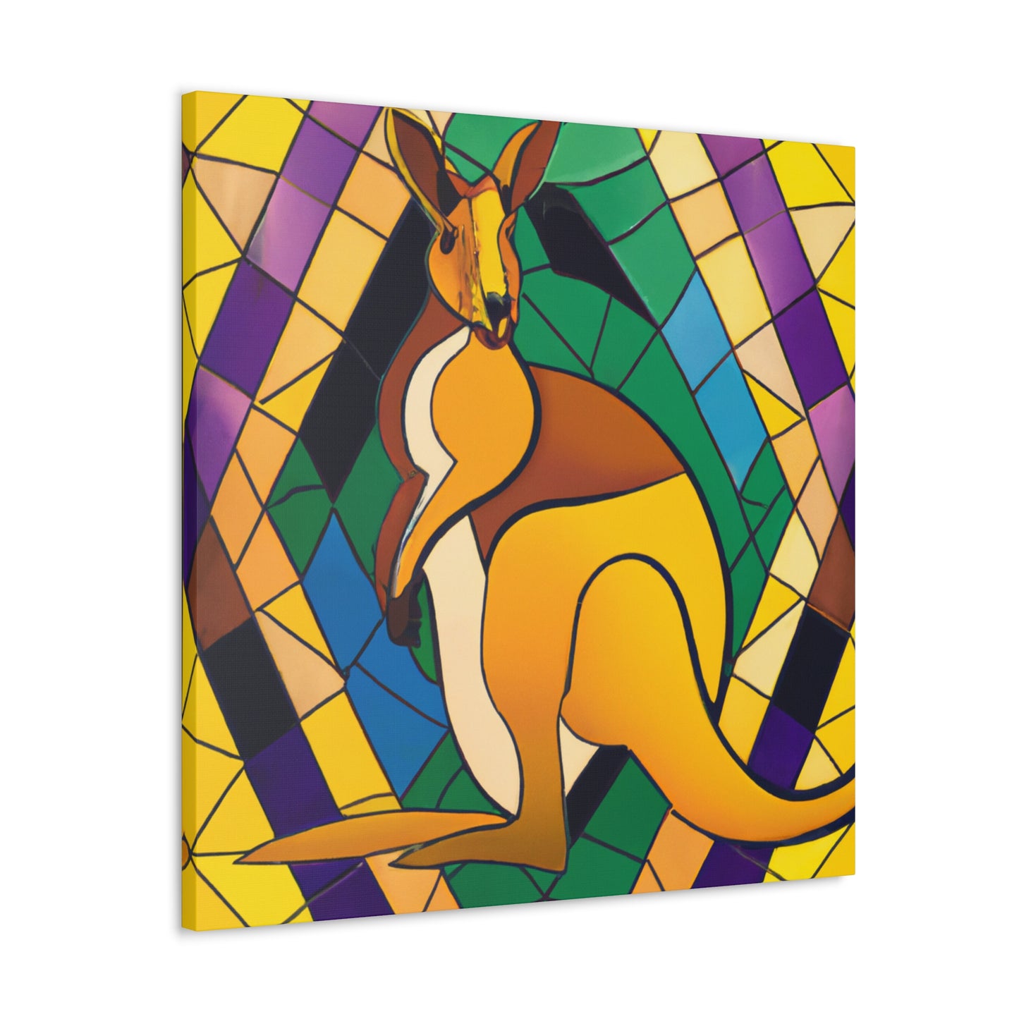 "Wallaby in Regalia" - Canvas