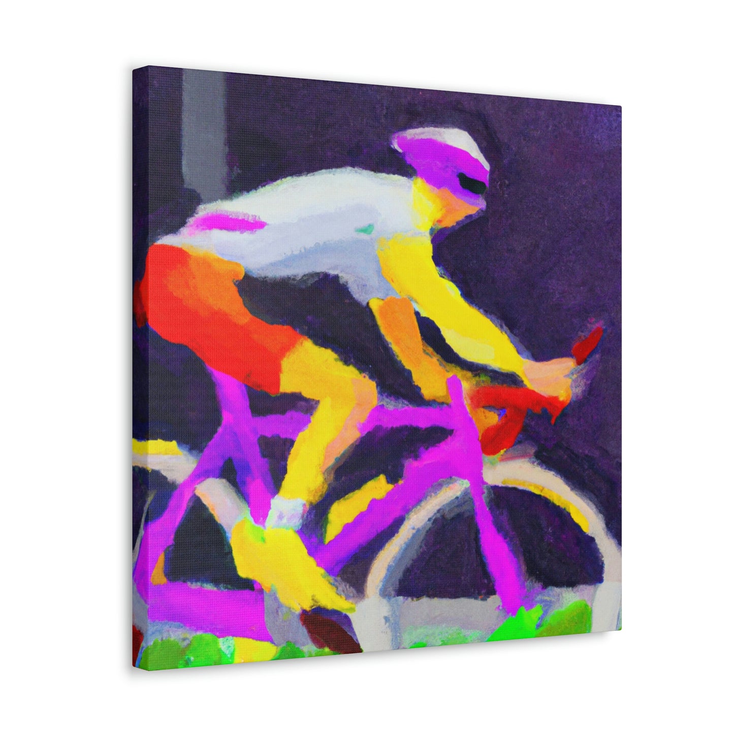 Bicycling in Minimalism - Canvas